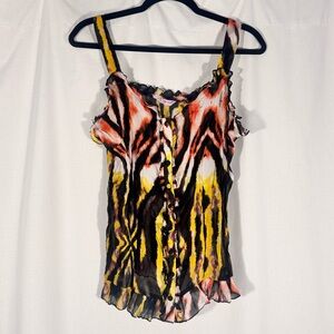 Y2K Per Una Crinkle Texture Ruffled Blouse